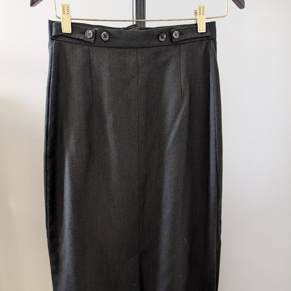 Vintage Banana Republic 100% Wool Pencil Skirt
